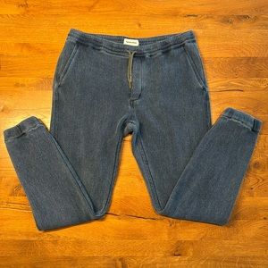 Taylor Stitch - The Apres Pant in Indigo Waffle, size M. Washed once, never worn
